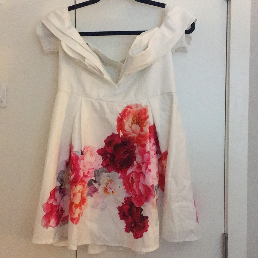 Off Shoulder Mura Boutique Mini Dress